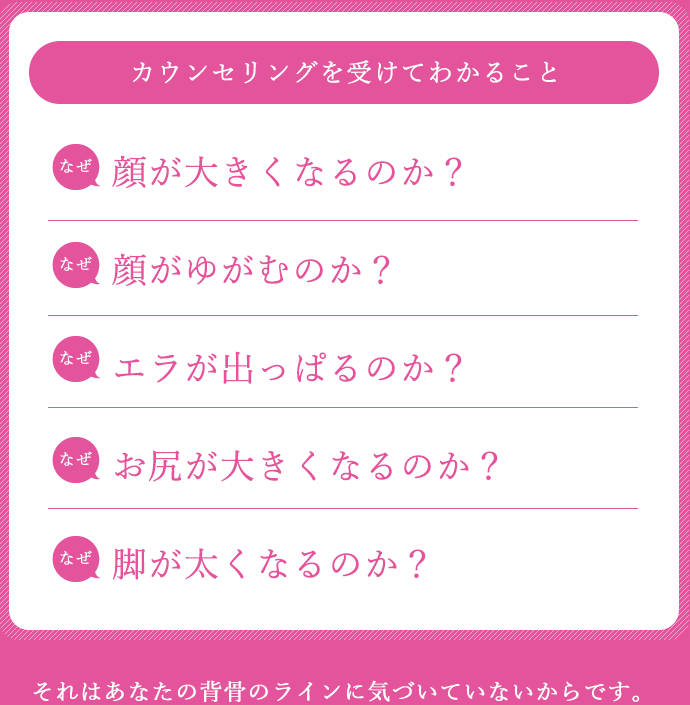 カウンセリングを受けてわかること